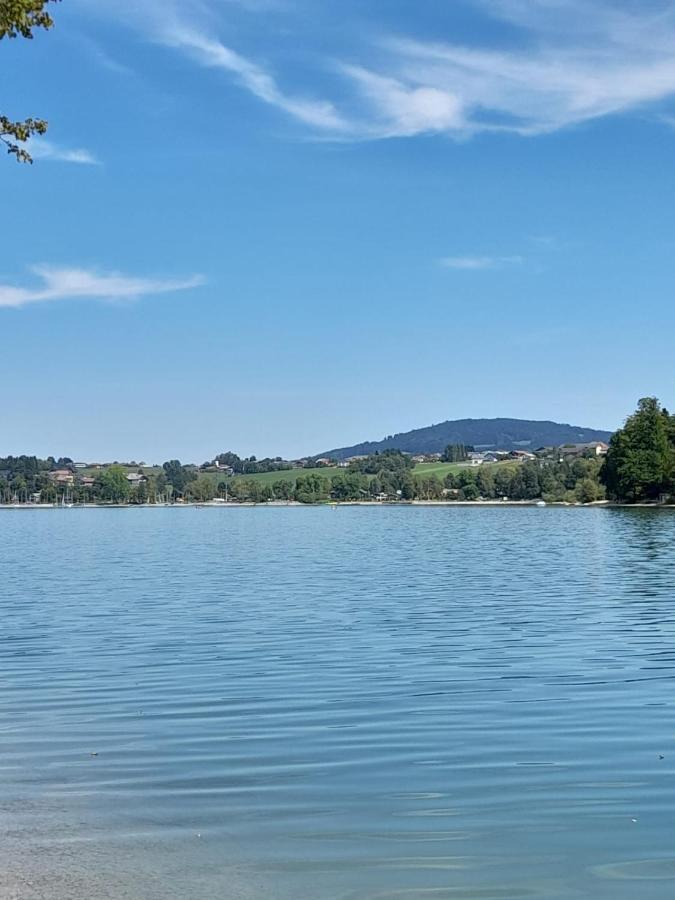 Mobilheim Chalet Bei Georg Seekirchen am Wallersee Kültér fotó