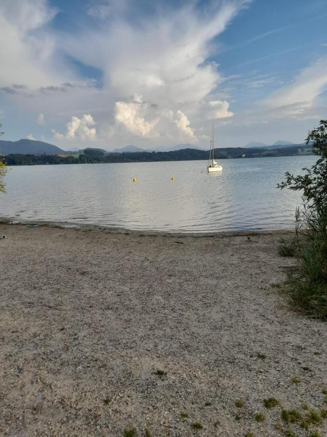 Mobilheim Chalet Bei Georg Seekirchen am Wallersee Kültér fotó
